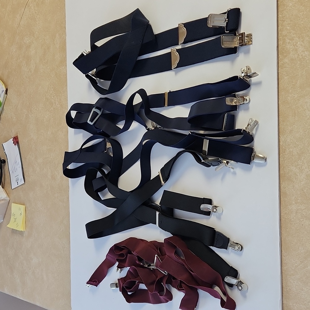 5 pair of Men's Suspenders